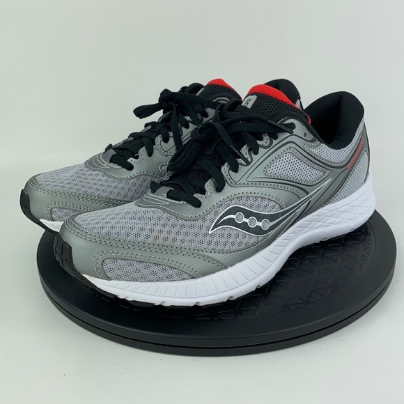 Saucony Other - Saucony Cohesion 12 Silver/Black Running Shoes S20471-3 Men's Size 8.5